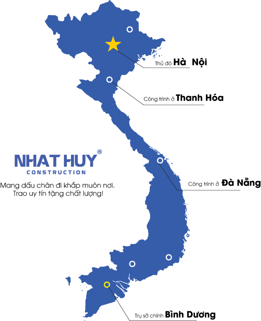Xây lắp Nhật Huy - Bản đồ