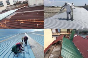 Phương pháp xử lí mái tôn bị dột - Nhật Huy Construction