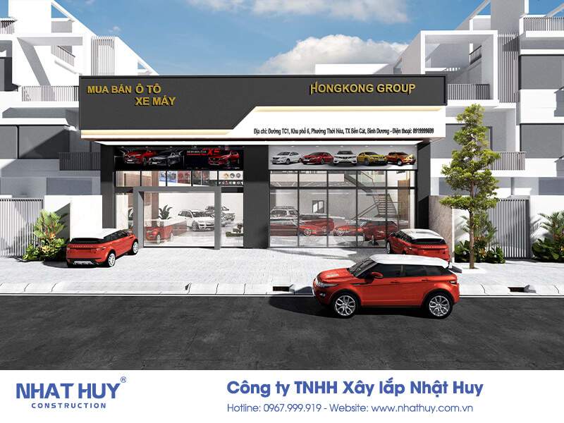 Lưu ý khi thiết kế showroom