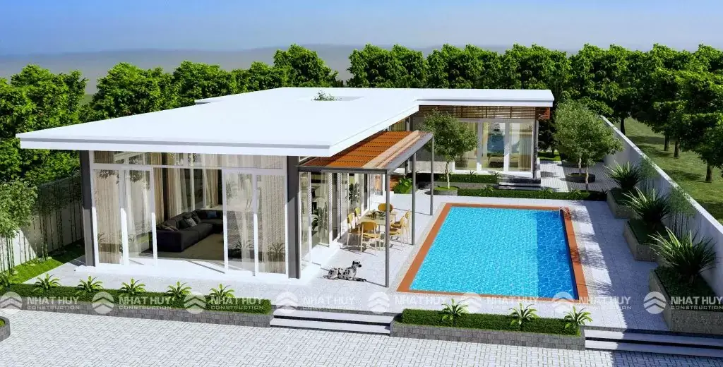 Nhà tiền chế mái bằng giá rẻ