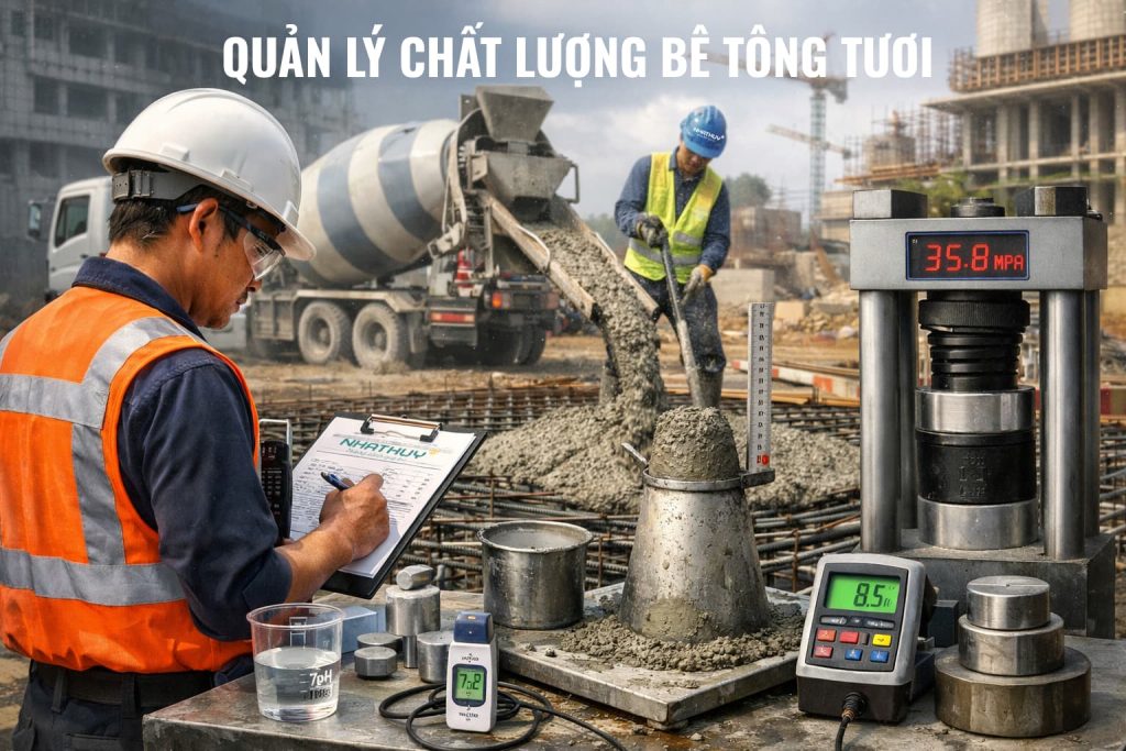 "Bỏ Túi" 5 Kinh Nghiệm Quản Lý Chất Lượng Bê Tông Tươi 1 Quản lý chất lượng bê tông tươi
