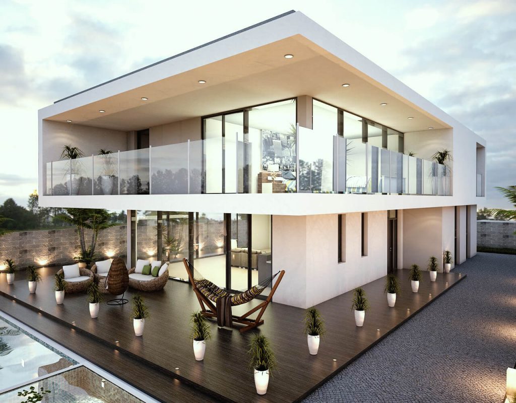 Nhà tiền chế 2 tầng - Báo giá xây dựng chi tiết 5 toan-bo-nha-thep-mau-trang-hop-xu-huong