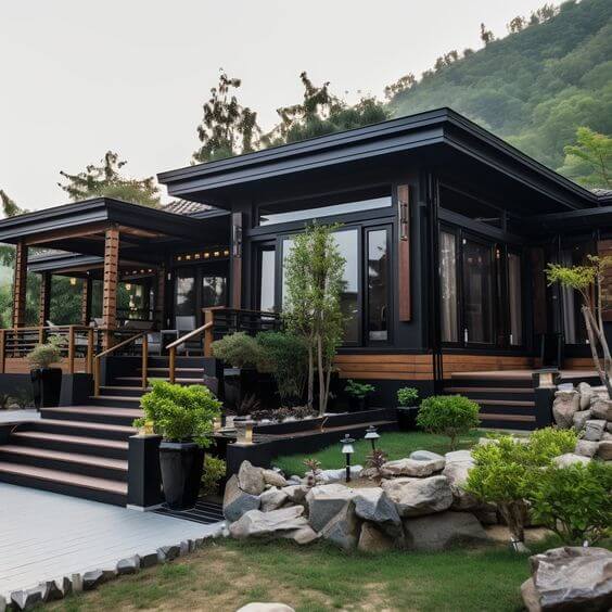 Nhà lắp dựng sân vườn - Không gian yên bình giữa thôn quê 3 san-vuon-xanh-mat-tao-an-tuong-va-lam-nen-ve-dep-cho-ngoi-nha