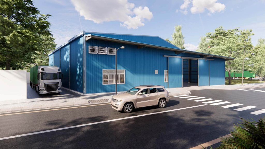 Bí quyết thiết kế nhà xưởng 300m2 đạt hiệu quả tối ưu 3 Bố trí lối thông gió đầy đủ và hợp lý