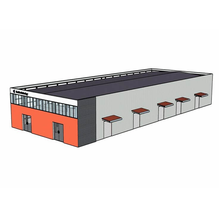 Thiết kế nhà xưởng tiền chế 200m2 tiết kiệm, nhanh chóng 5 Nhà xưởng sản xuất 200m2