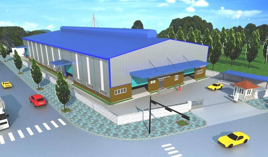 Thiết kế nhà xưởng tiền chế 200m2 tiết kiệm, nhanh chóng 6 Nhà xưởng tiền chế 200m2 dùng làm kho bãi
