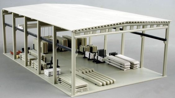 Nhà xưởng lắp ghép - Giải pháp mới cho ngành công nghiệp 2 Nhà xưởng chứa các thiết bị công nghiệp