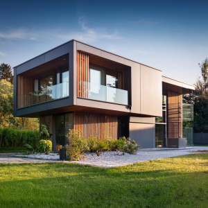 Xây nhà tiền chế 2 tầng - Thiết kế hiện đại