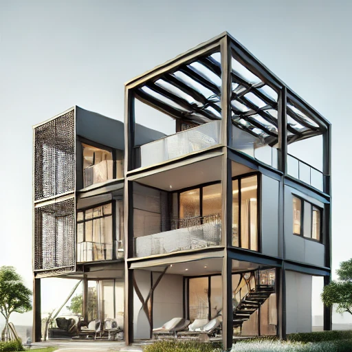 Làm nhà khung thép hiện đại – Xu hướng xây dựng tối ưu trong kiến trúc mới Steel Frame House 1