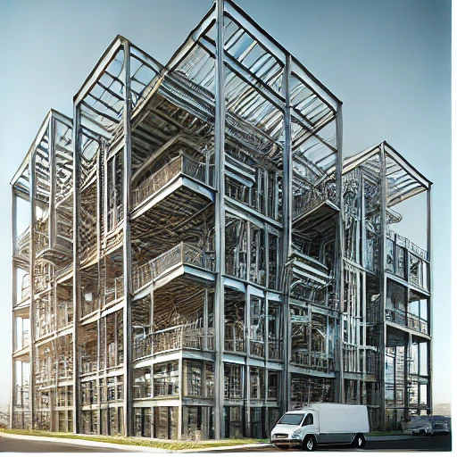 xây nhà khung thép 5 tầng steel frame 5 story 1