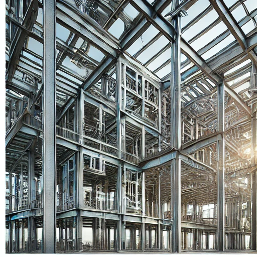 xây nhà khung thép 5 tầng steel frame 5 story 2