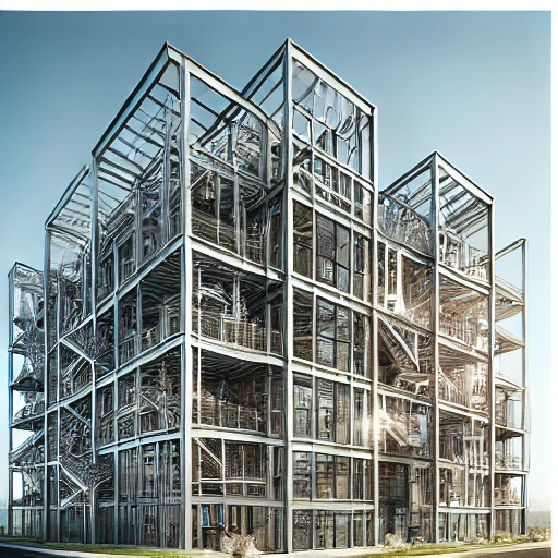 xây nhà khung thép 5 tầng steel frame 5 story 3