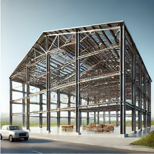 Làm nhà khung thép – Xu hướng mới trong xây dựng hiện đại 1 steel frame building 2