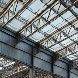 Square Steel Frame Building 2