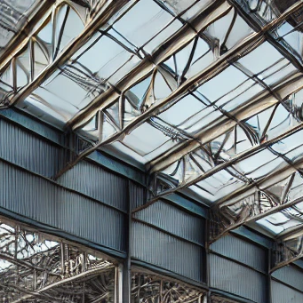 Ứng dụng làm nhà khung thép trong công nghiệp và thương mại Square Steel Frame Building 2