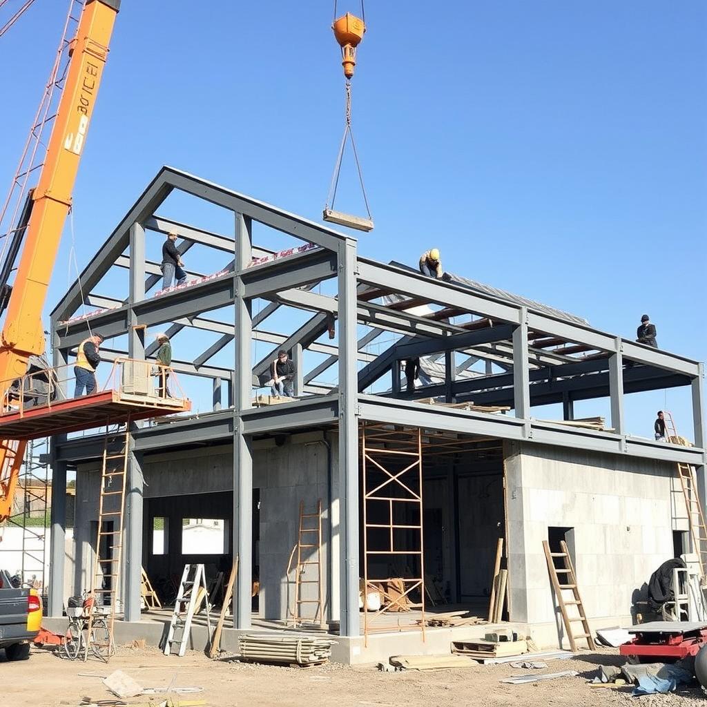 Xây dựng nhà khung thép – tương lai của kiến trúc bền vững