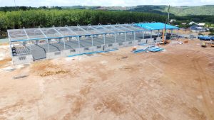Cập nhật tiến độ xây dựng công trình nhà xưởng sản xuất hạt điều tại Bình Phước
