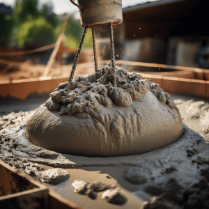 Cách đổ bê tông nền nhà - Trộn bê tông