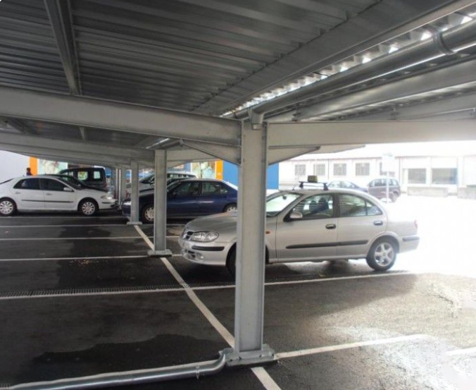 Nhà xe kết cấu thép – Giải pháp hiện đại bền vững và tiết kiệm 1 nha de xe o to khung thep