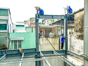 Gia cố kết cấu thép