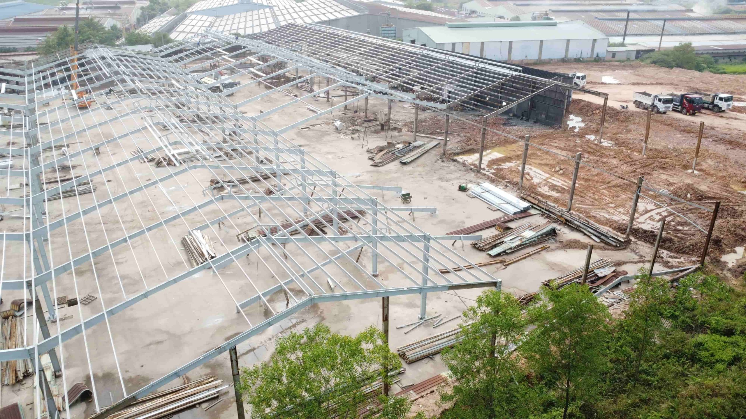 Công tác thi công kết cấu thép