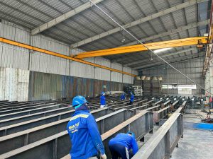 Quy trình gia công kết cấu thép