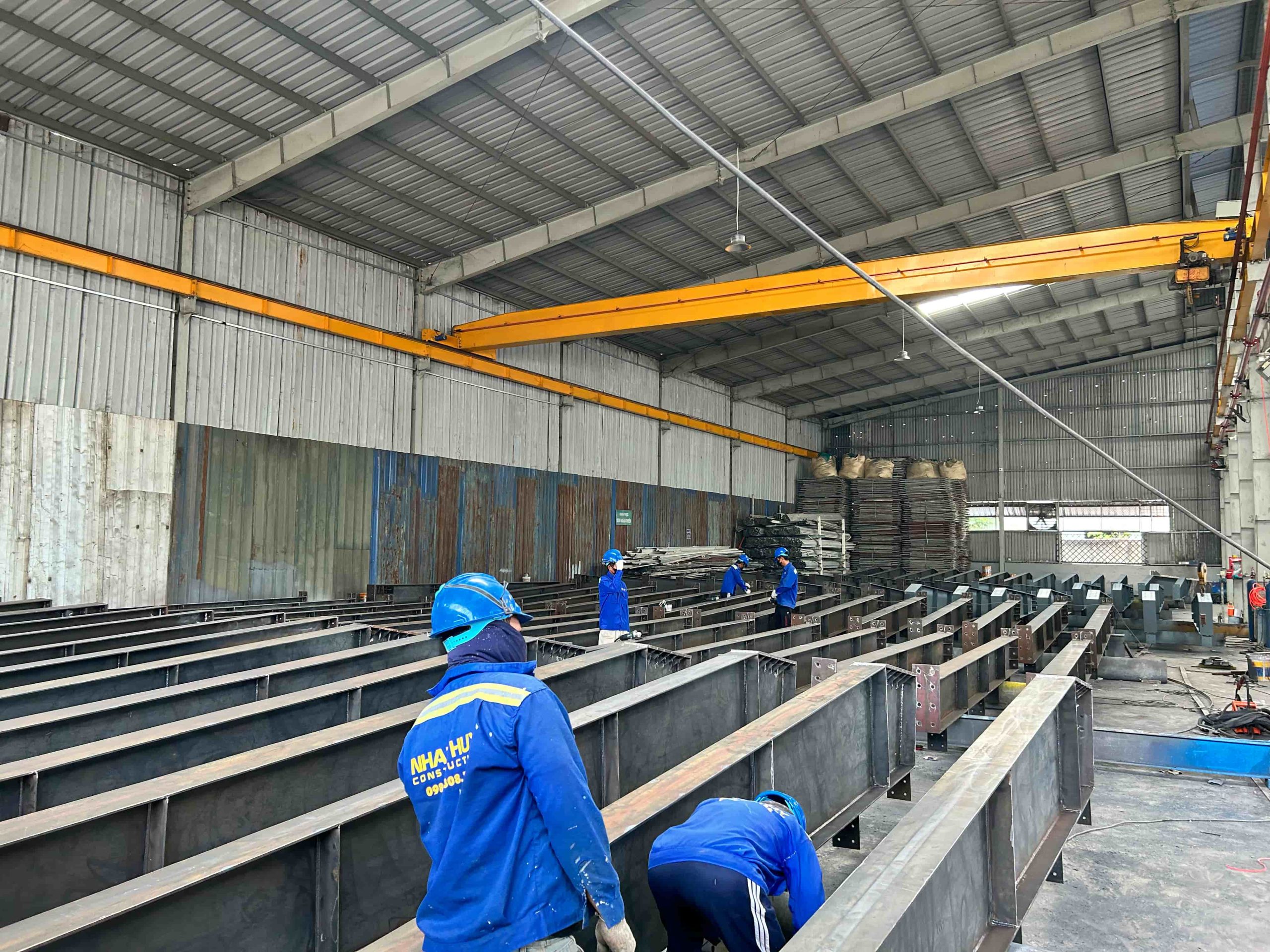 Quy trình gia công kết cấu thép