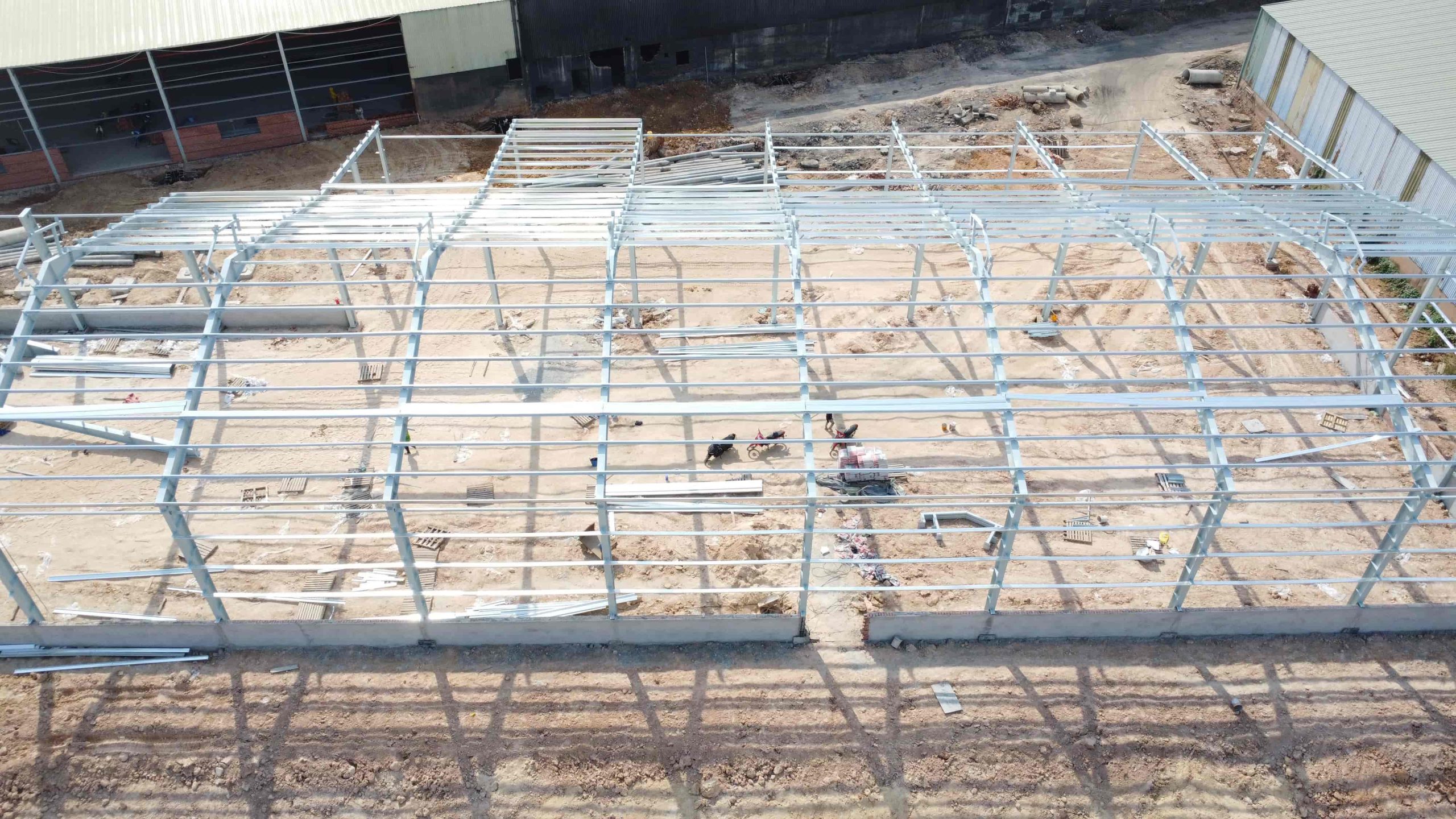 Biện pháp thi công lắp dựng kết cấu thép