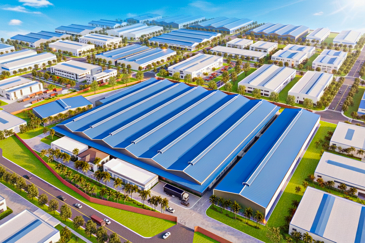 thiết kế thi công nhà xưởng