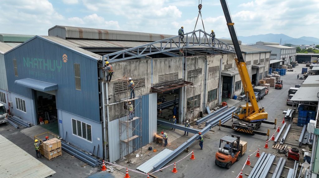 Dịch vụ sửa chữa nhà xưởng chuyên nghiệp