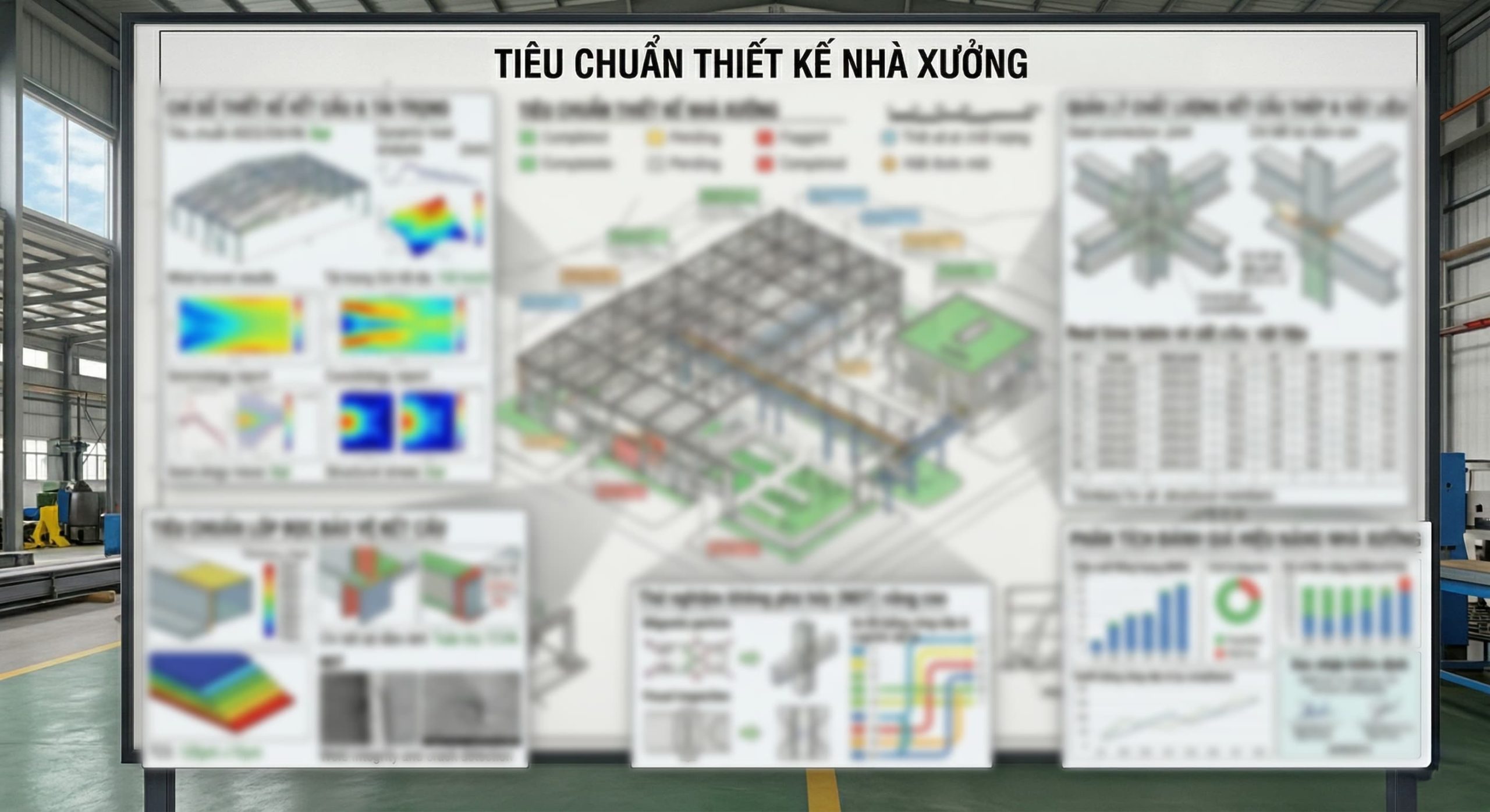 Tiêu chuẩn thiết kế nhà xưởng mới nhất