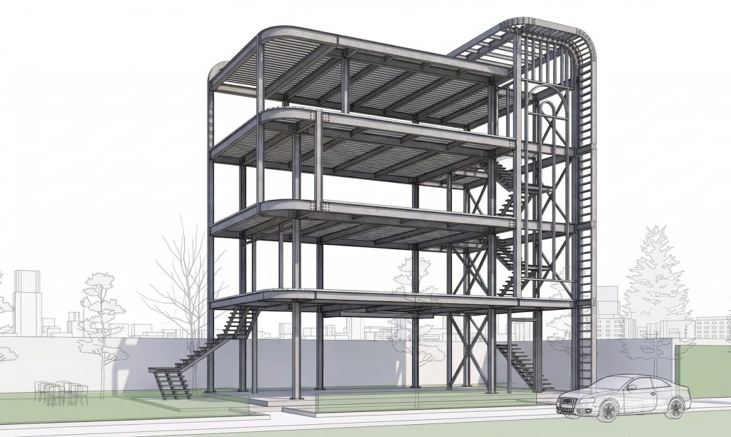 Ưu điểm nhà tiền chế - Phần kết cấu thép