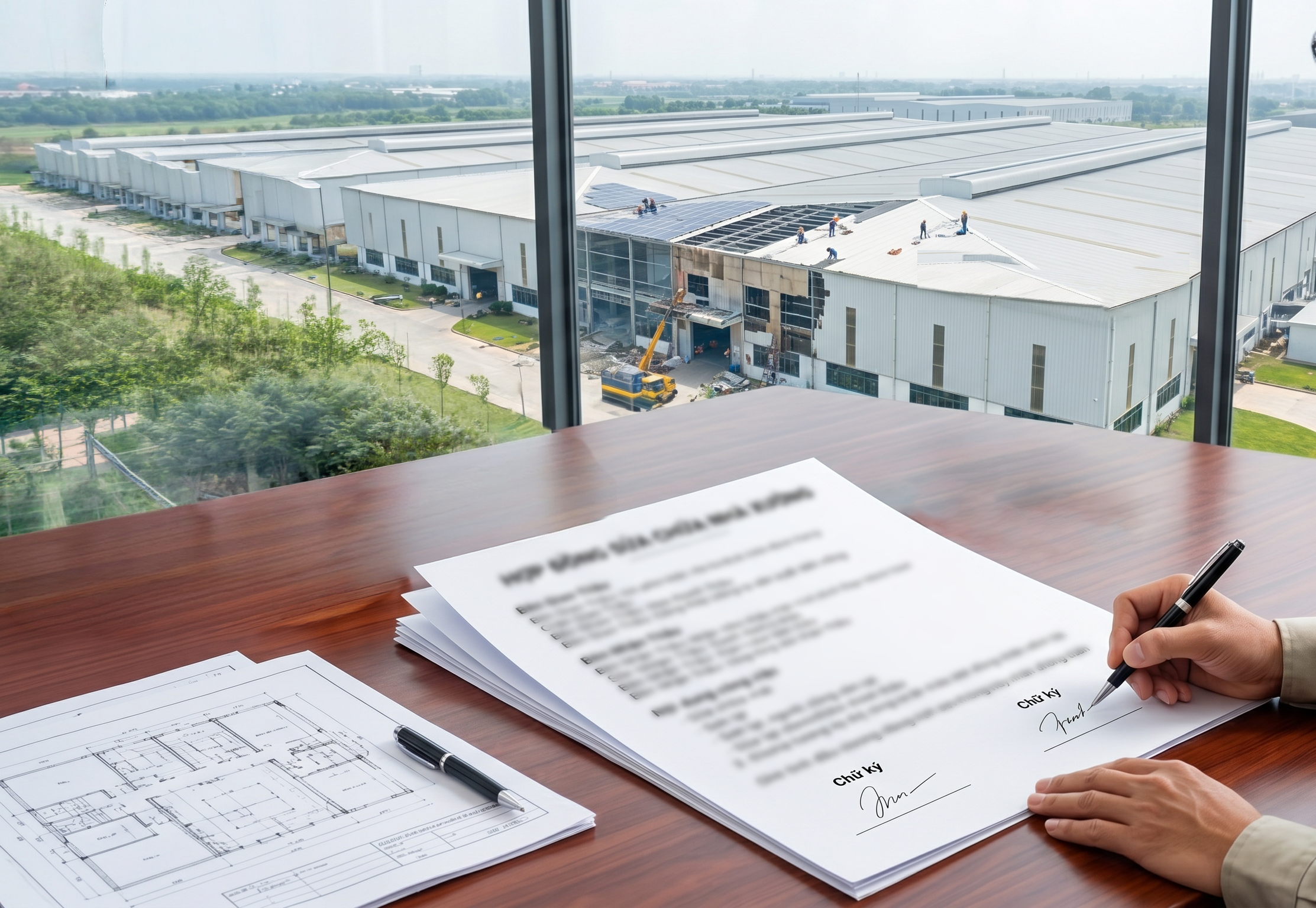 Hợp đồng sửa chữa nhà xưởng đầy đủ và chặt chẽ 1 Hợp đồng sửa chữa nhà xưởng đầy đủ và chặt chẽ