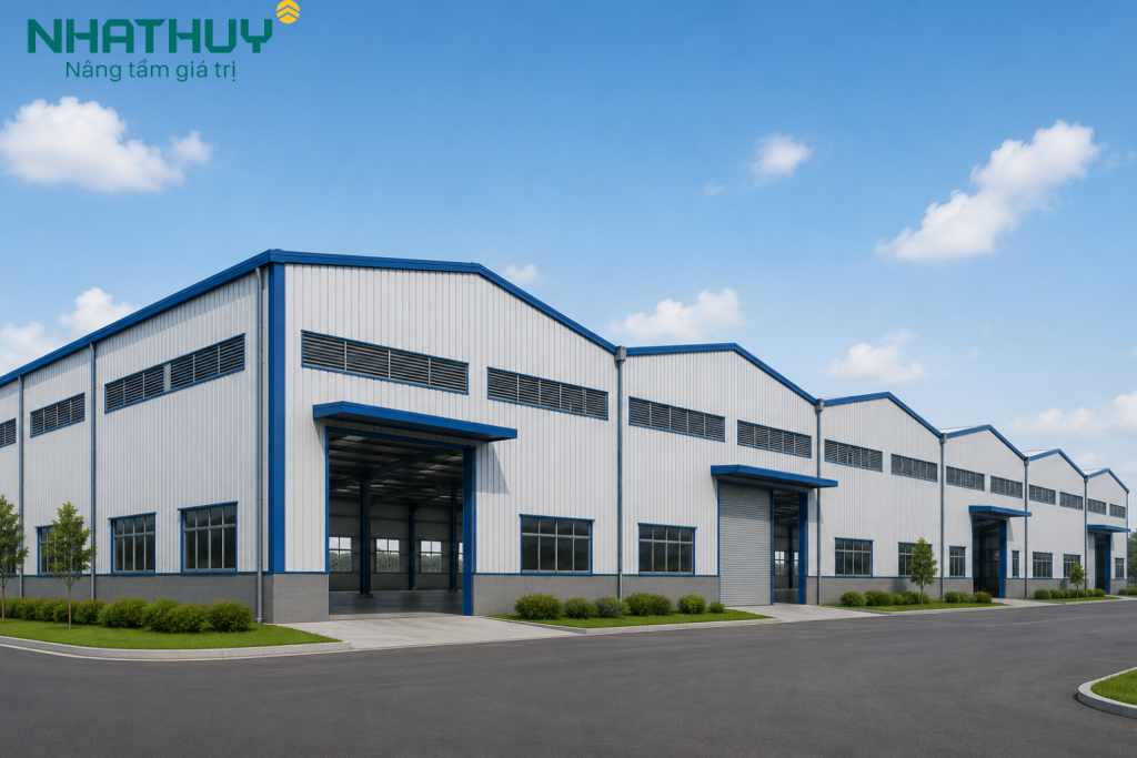 Nhà xưởng tiền chế nhiều nhịp