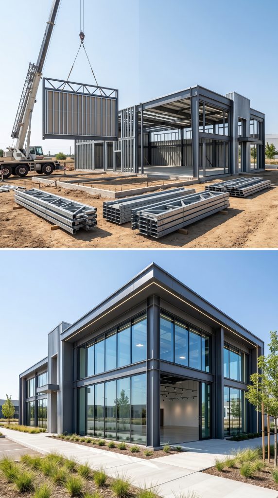 Xây Showroom Khung Thép Tiền Chế: Nhanh, Đẹp Và Hiệu Quả Cho Doanh Nghiệp